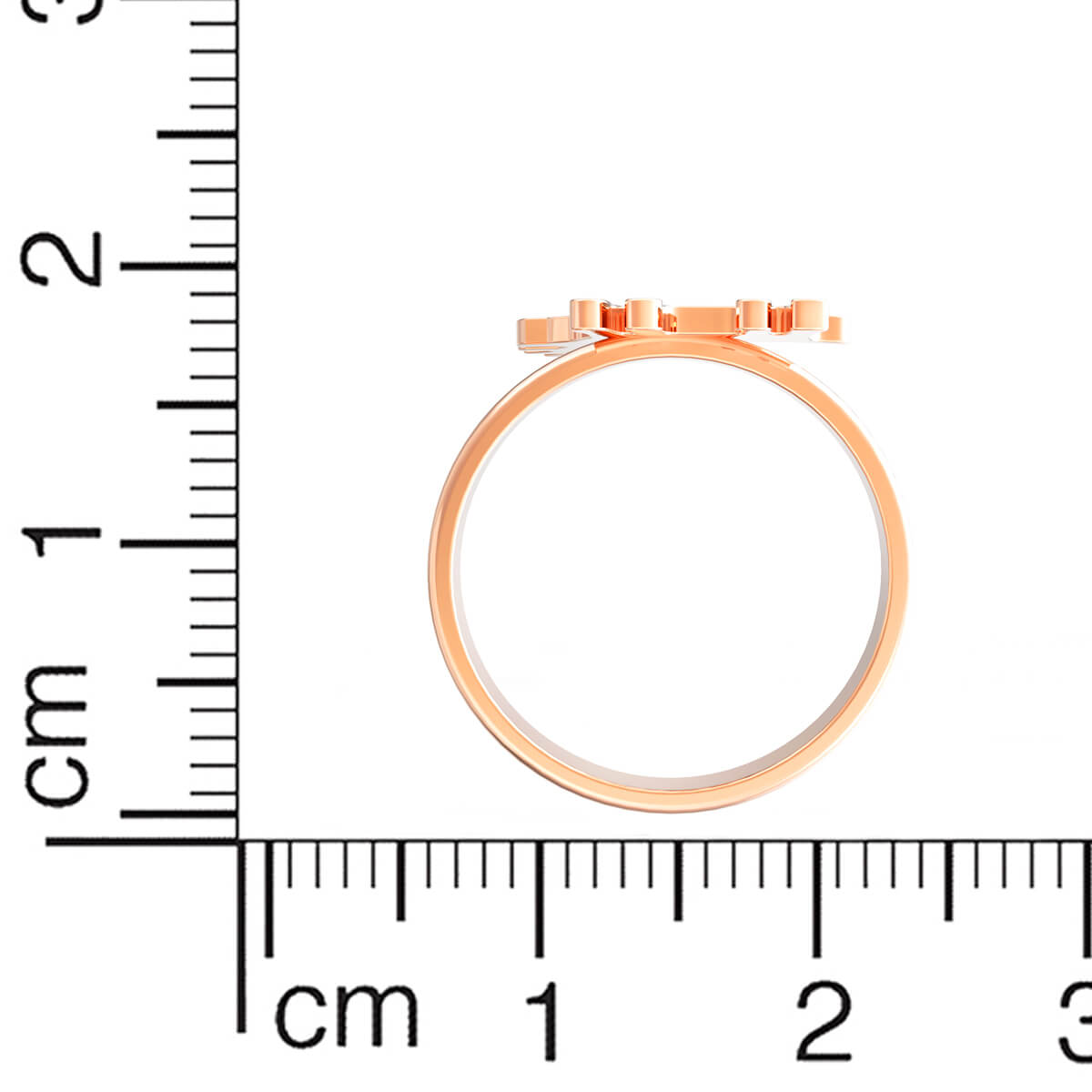 Cute Reindeer Gold Kids Ring