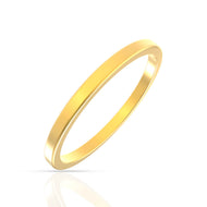 Minimalistic Shine Gold Ring for Women