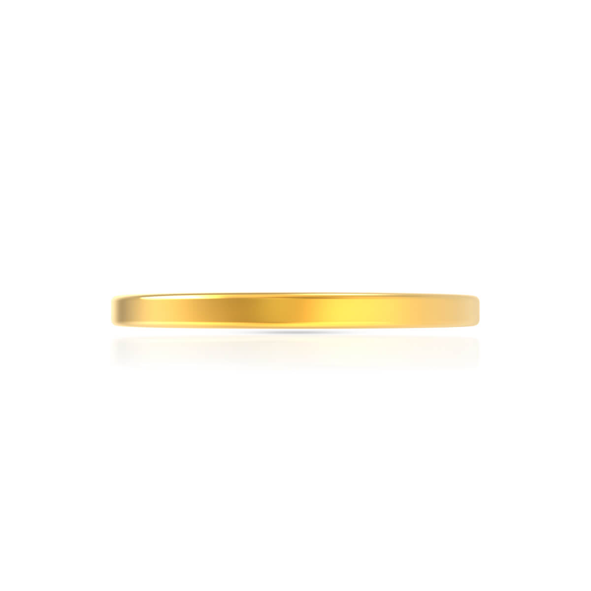 Minimalistic Shine Gold Ring for Women