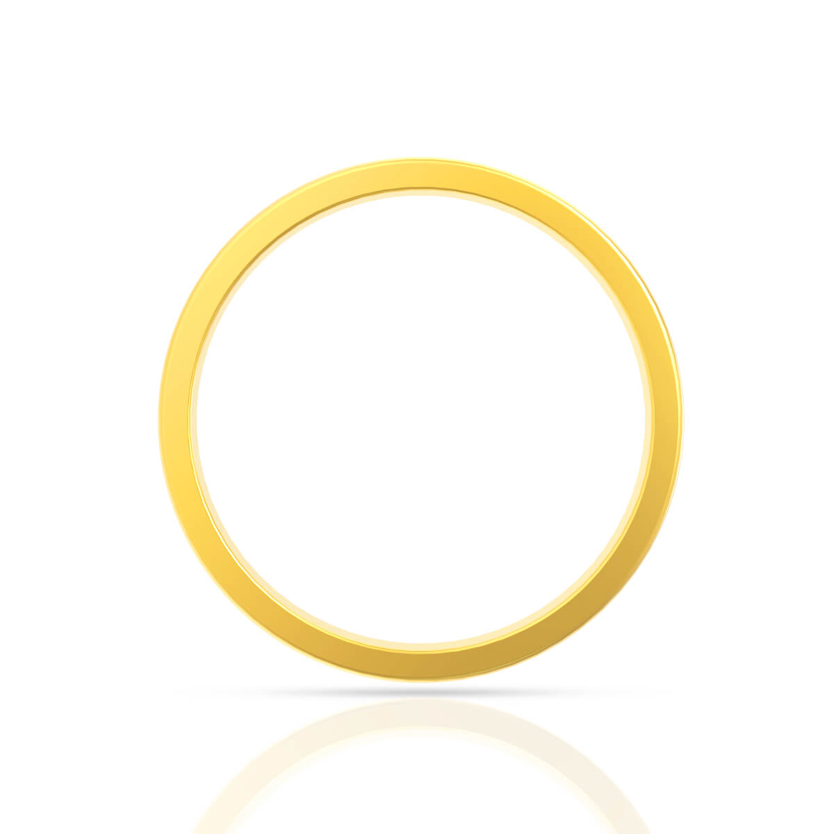 Minimalistic Shine Gold Ring for Women