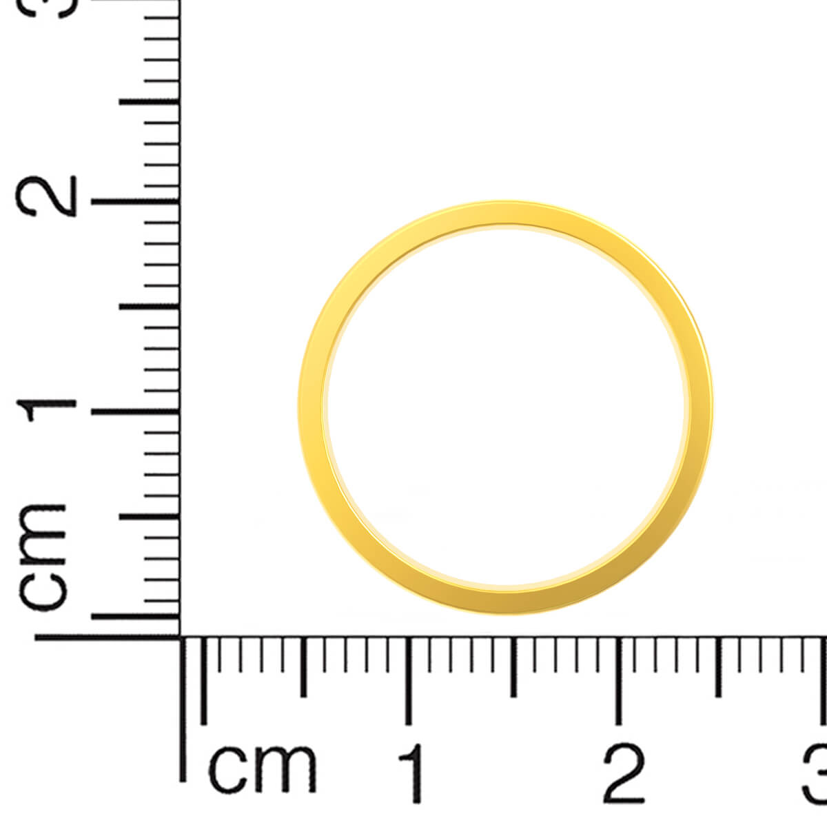 Minimalistic Shine Gold Ring for Women
