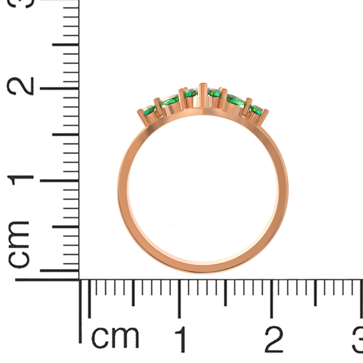 Verdant Glow 18k Gold Ring