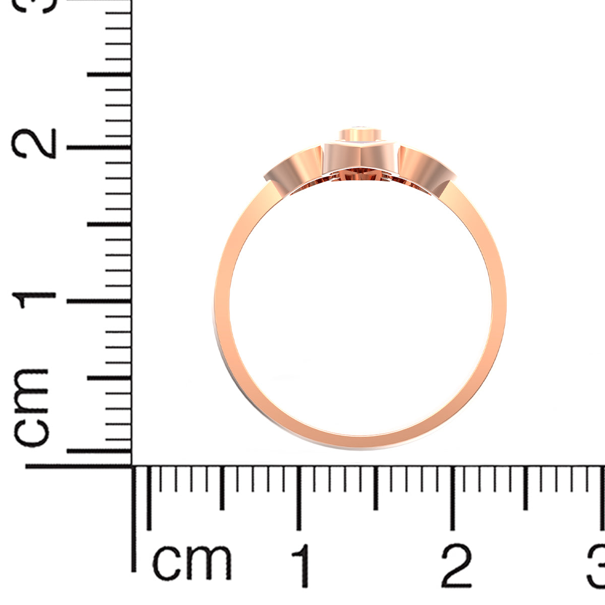 Rosy Magic 18K Floral Gold Ring