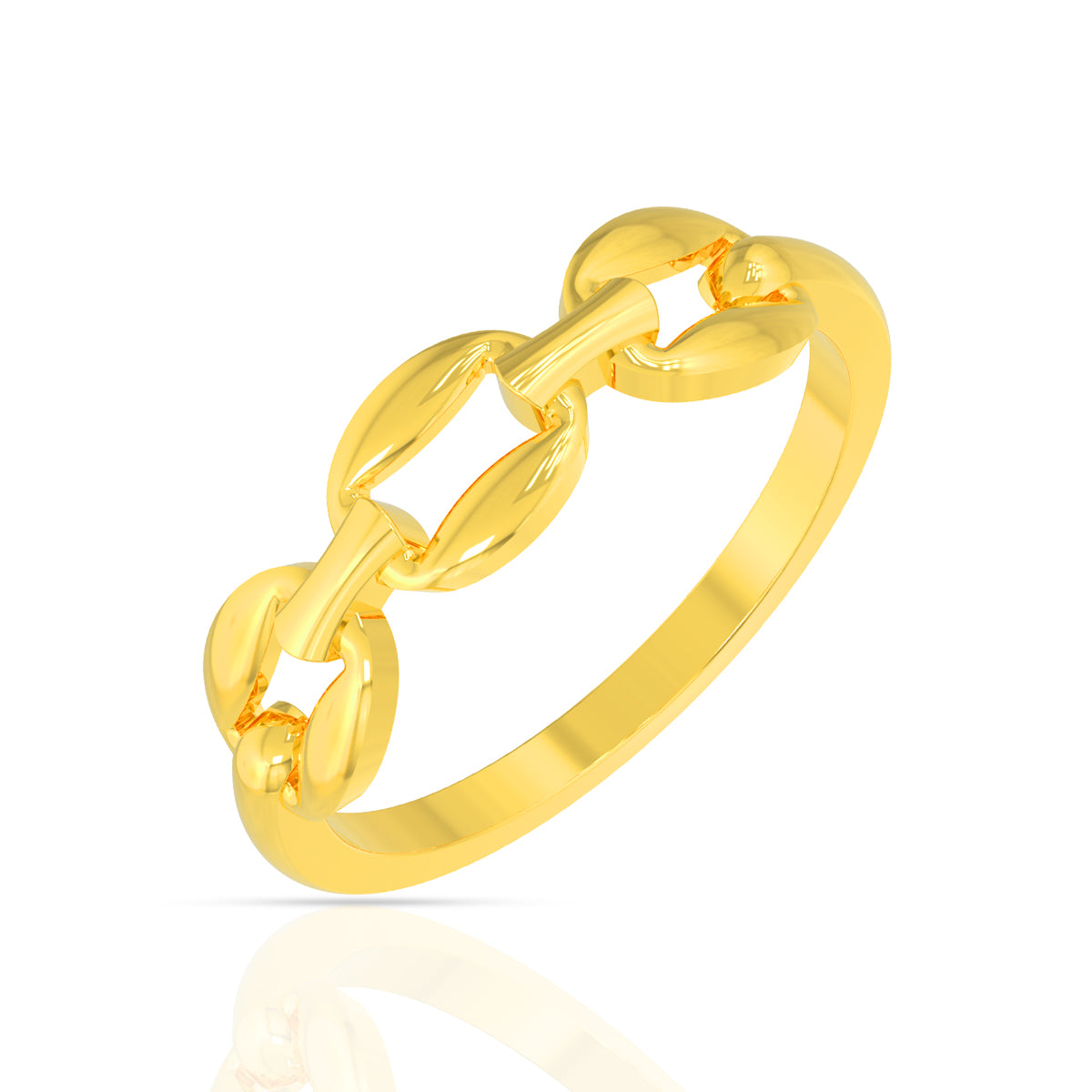Elegant Ease 18K Gold Ring