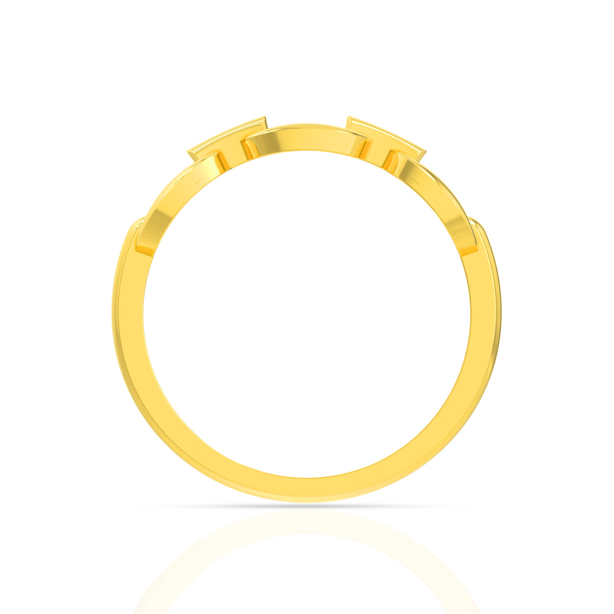Elegant Ease 18K Gold Ring