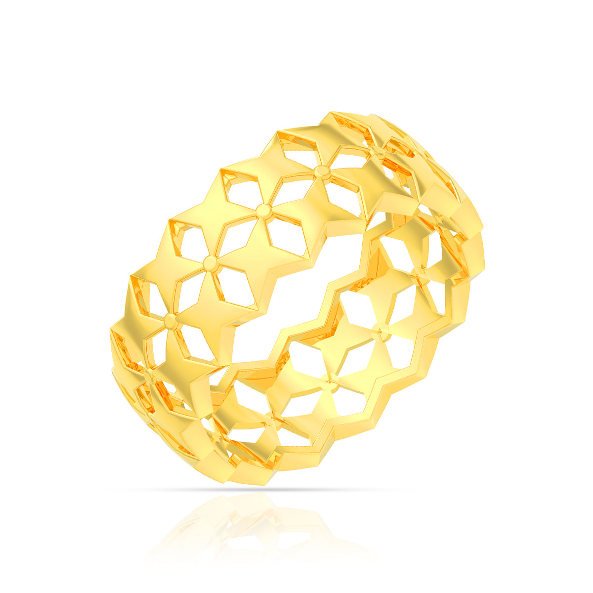 Precious Golden Radiance 22K Ring