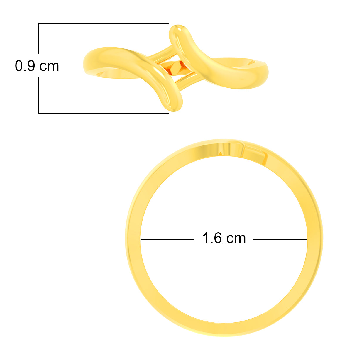 Bare Beauty 22K Gold Ring