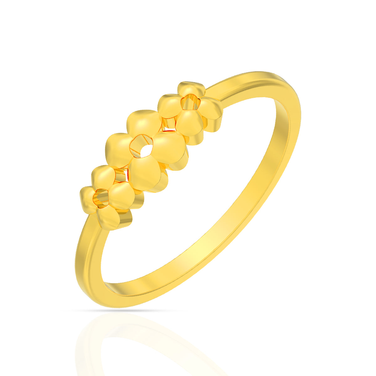 Serene Charm 18K Gold Ring