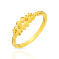 Serene Charm 18K Gold Ring