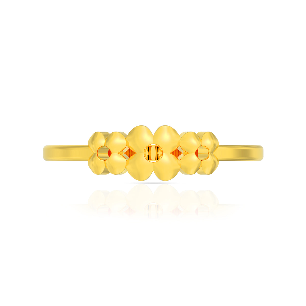Serene Charm 18K Gold Ring