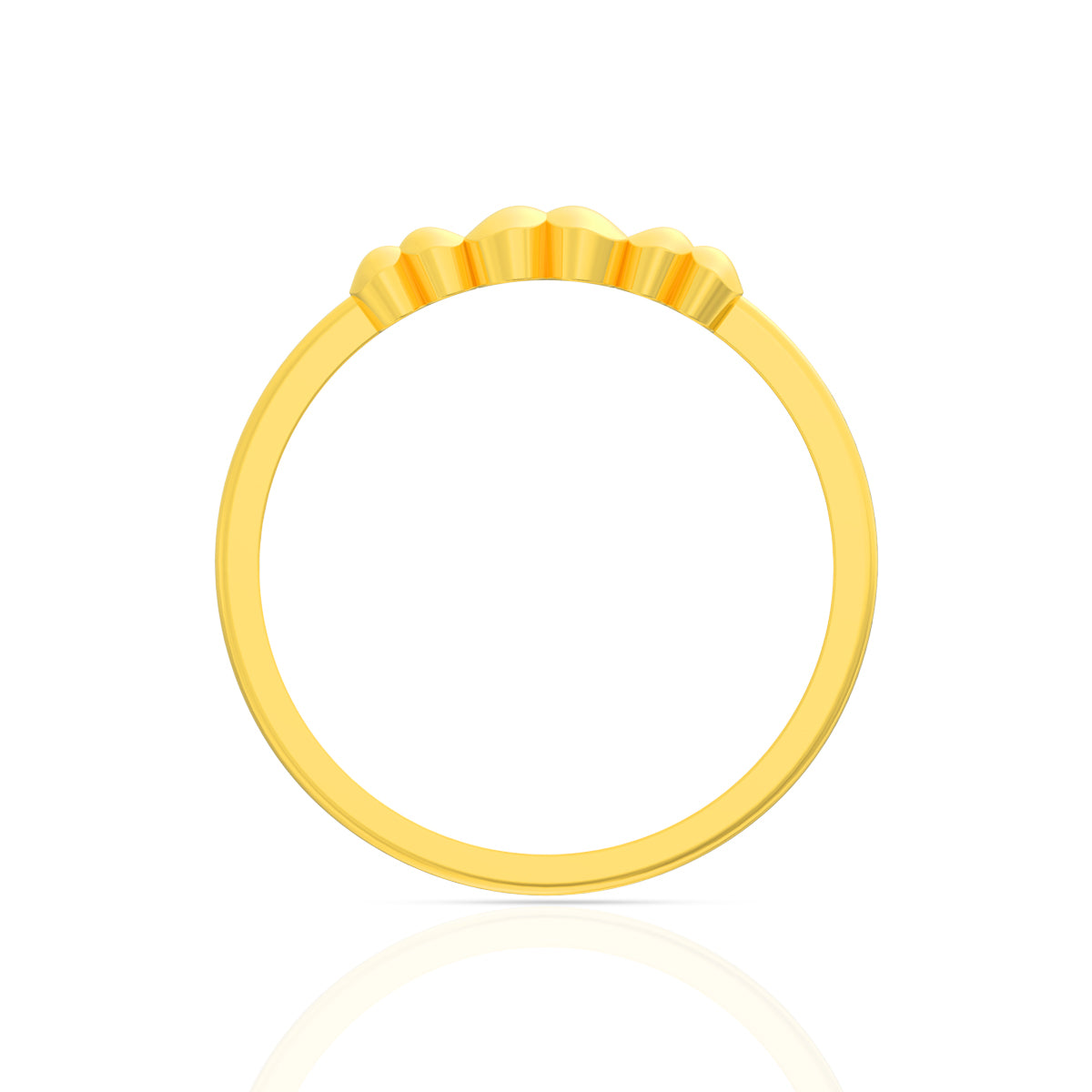 Serene Charm 18K Gold Ring