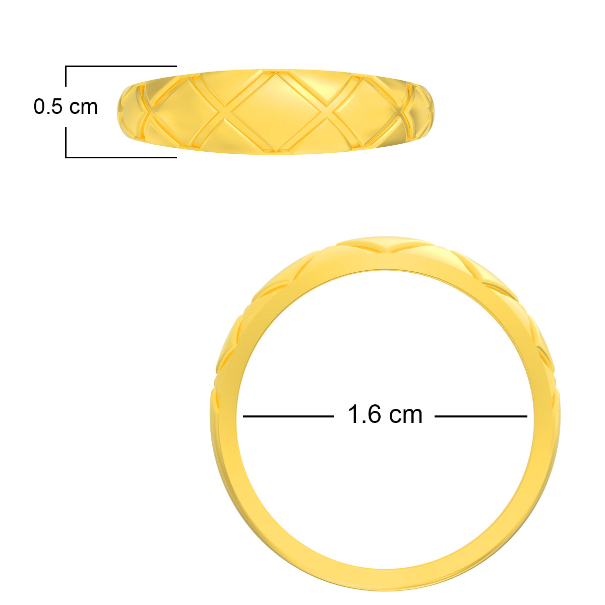 Deluxe Grace 18K Gold Ring