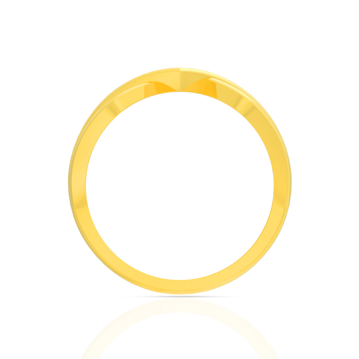 Graceful Curves Gold Ring