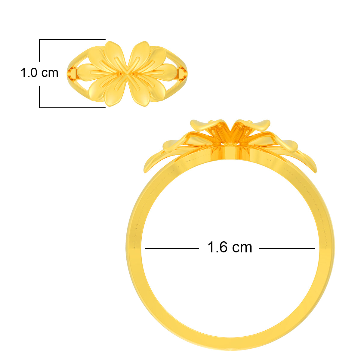 Whisper Glow 22k Gold Ring