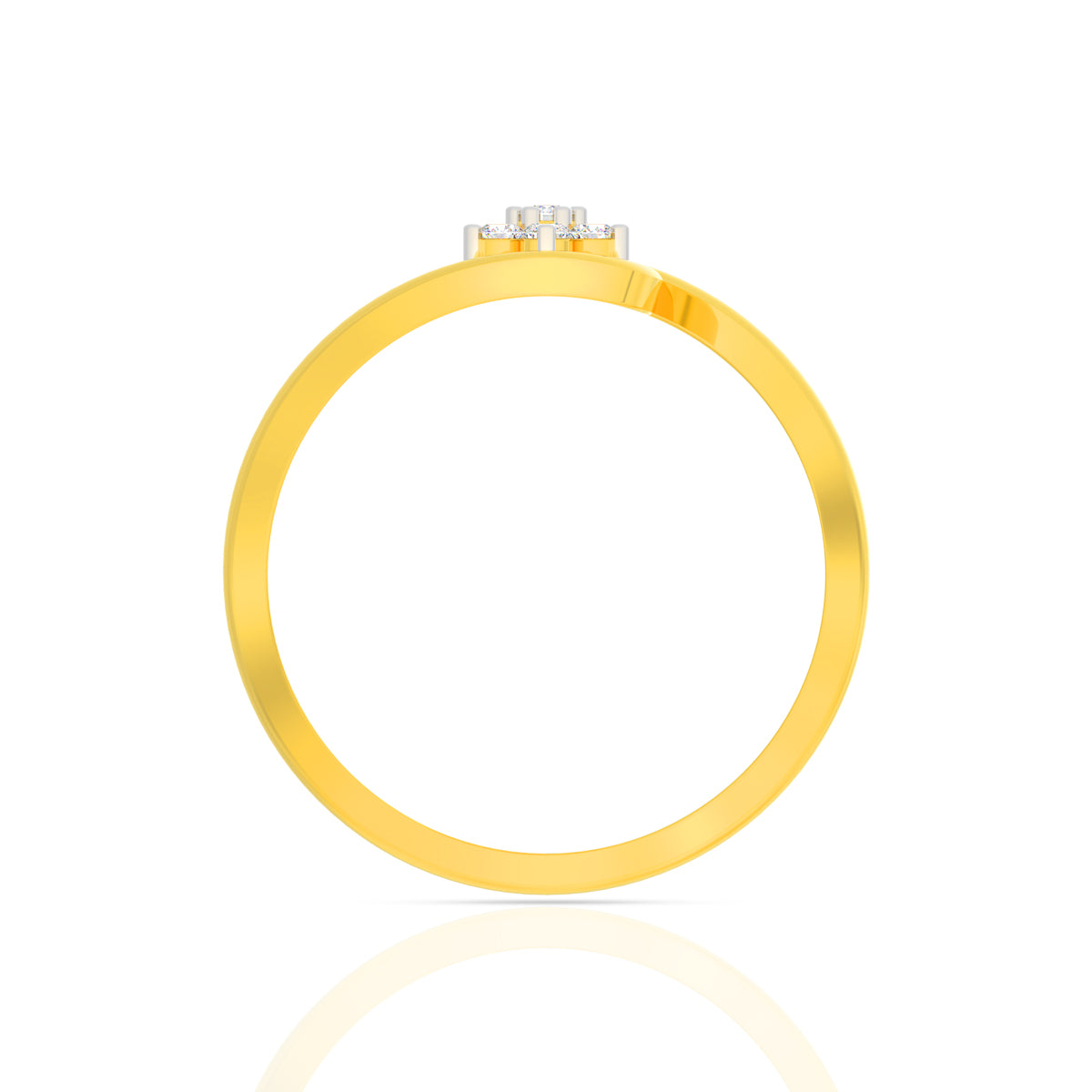 Petal Whirl Gold Ring
