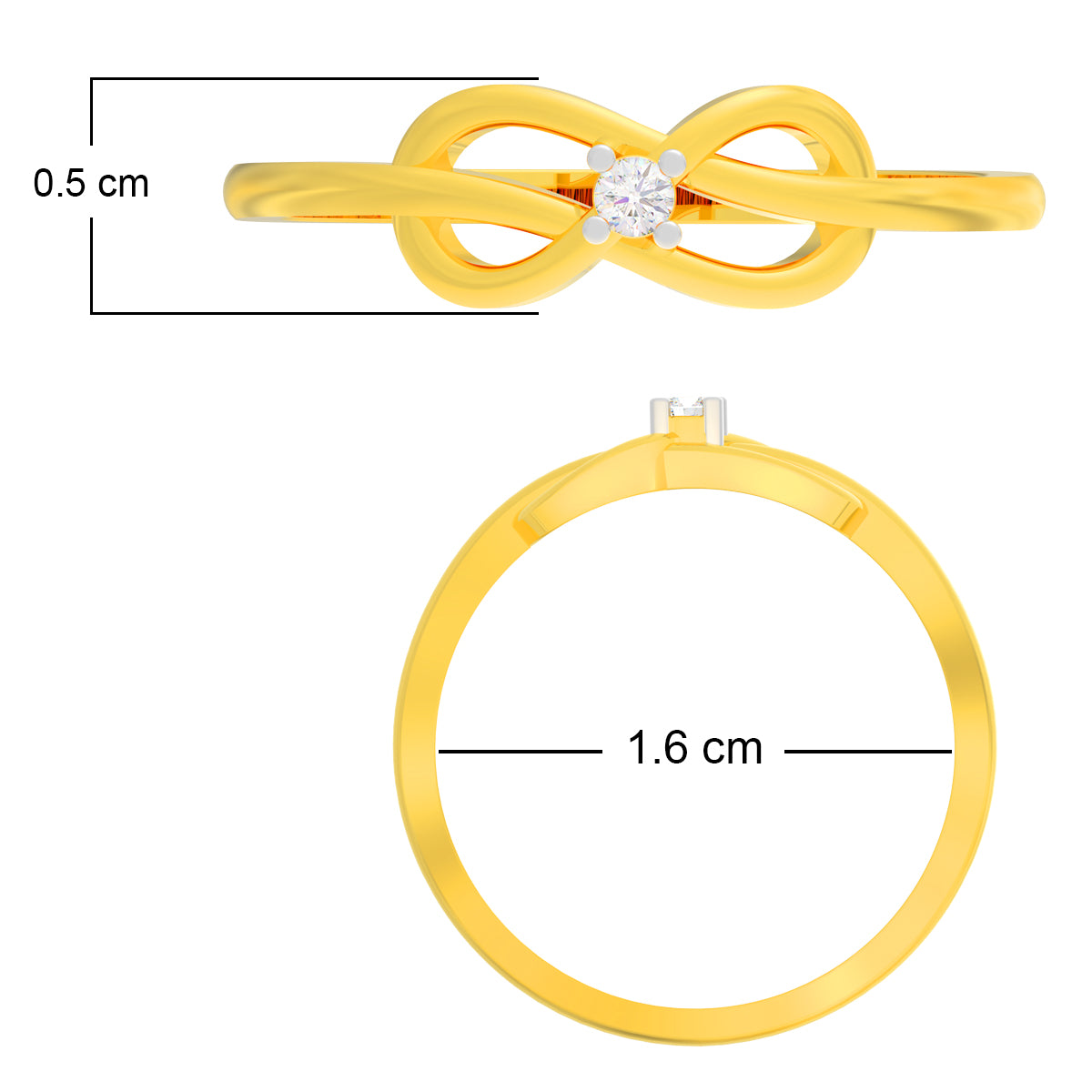 Infinite Grace Gold Ring