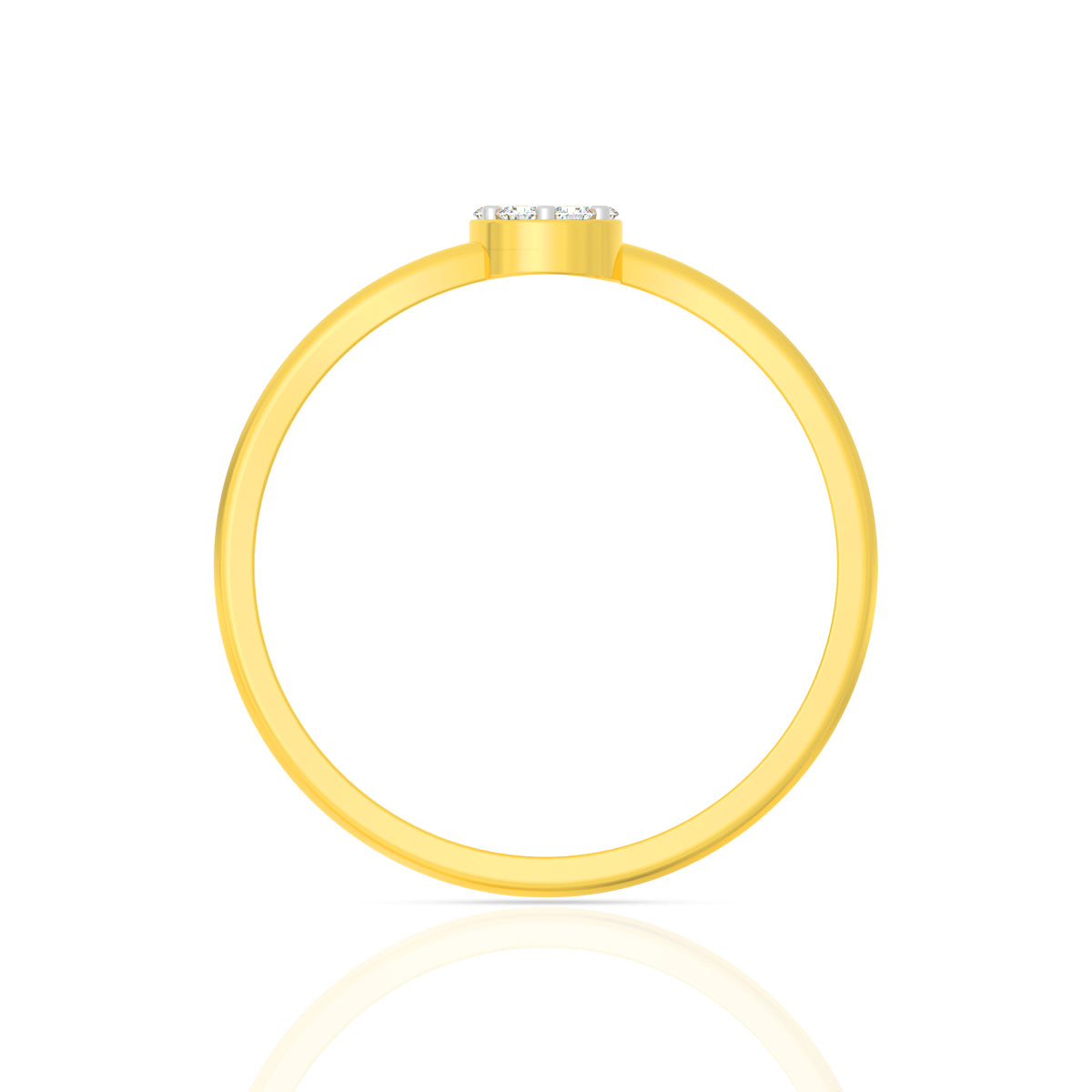 Sparkling Bloom Gold Ring