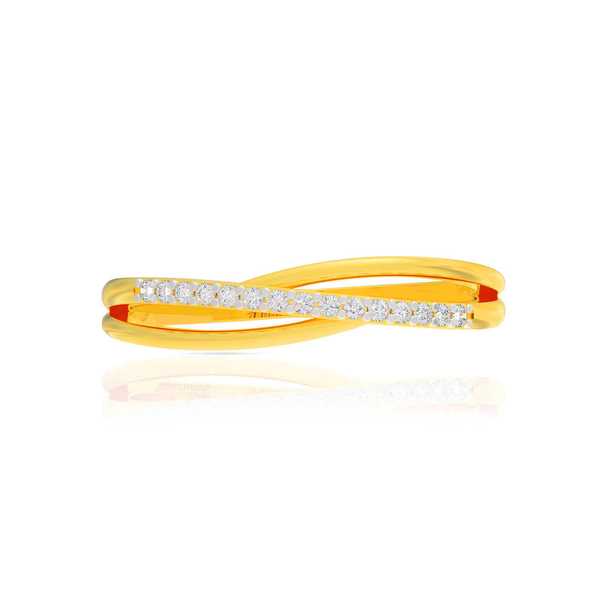 Modern Elegance Gold Ring