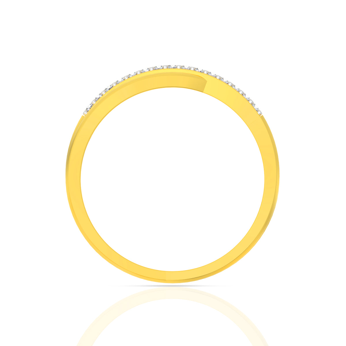 Modern Elegance Gold Ring