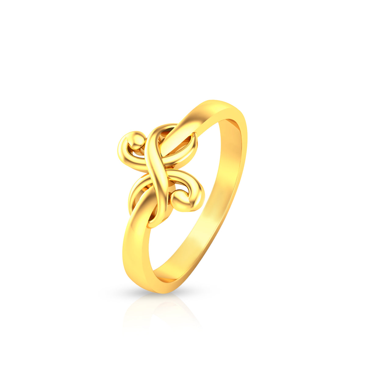 Magnetic Charm 22K Gold Ring