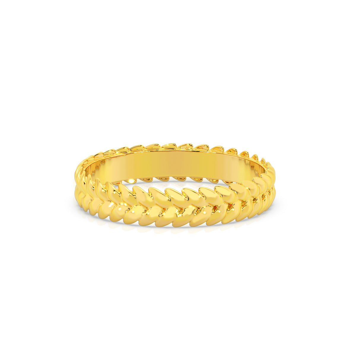 Elegant Novelty 18K Gold Band