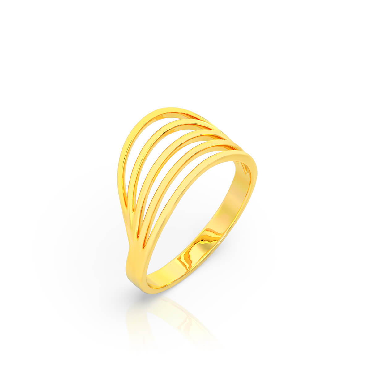 Modern Shine 22K Gold Ring