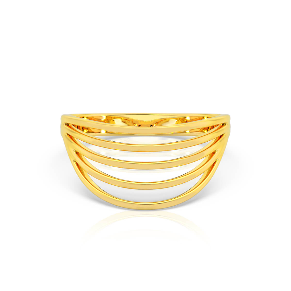 Modern Shine 22K Gold Ring