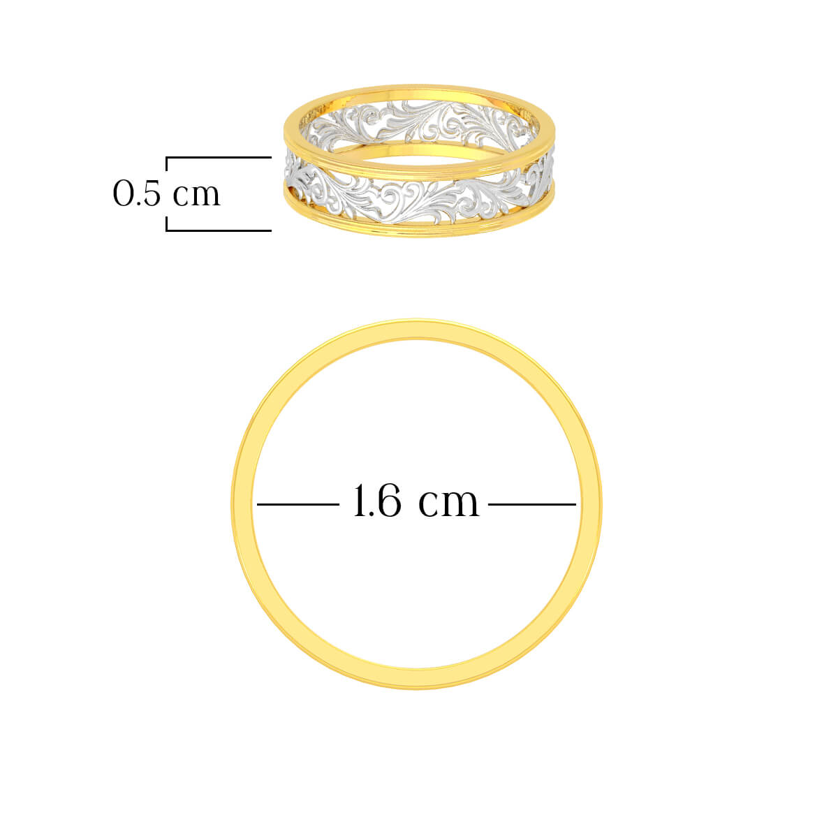 22K Magical Garden Gold Women Ring