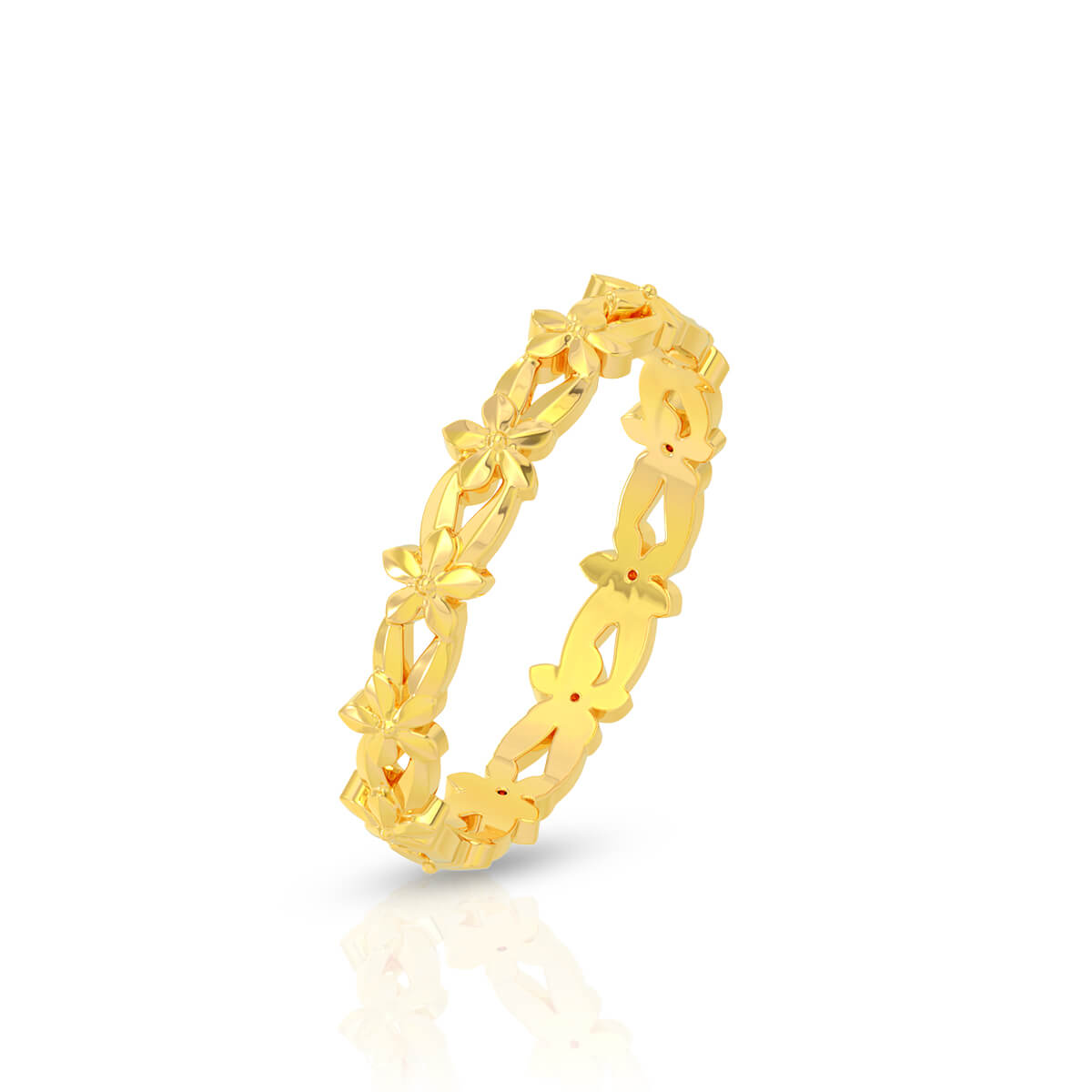Riveting Glaze 22K Gold Ring