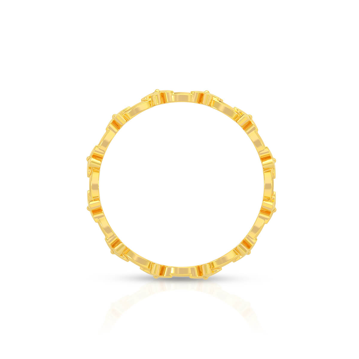 Riveting Glaze 22K Gold Ring