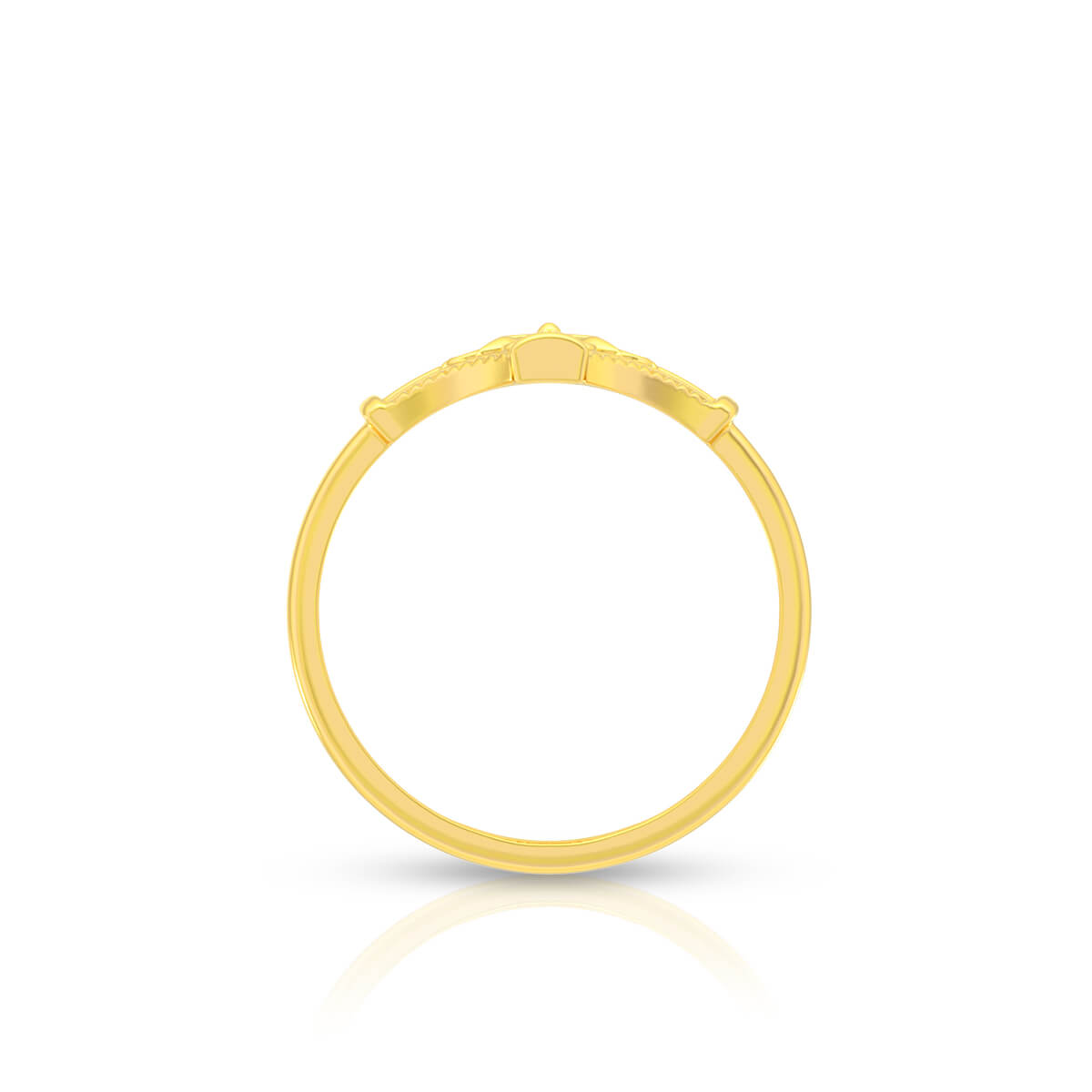 Polished Elegance 22K Gold Ring
