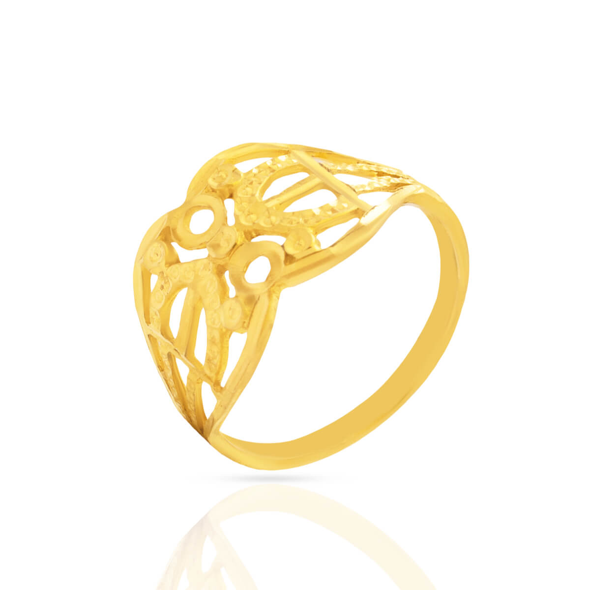 Delightful Glow Gold Women Ring