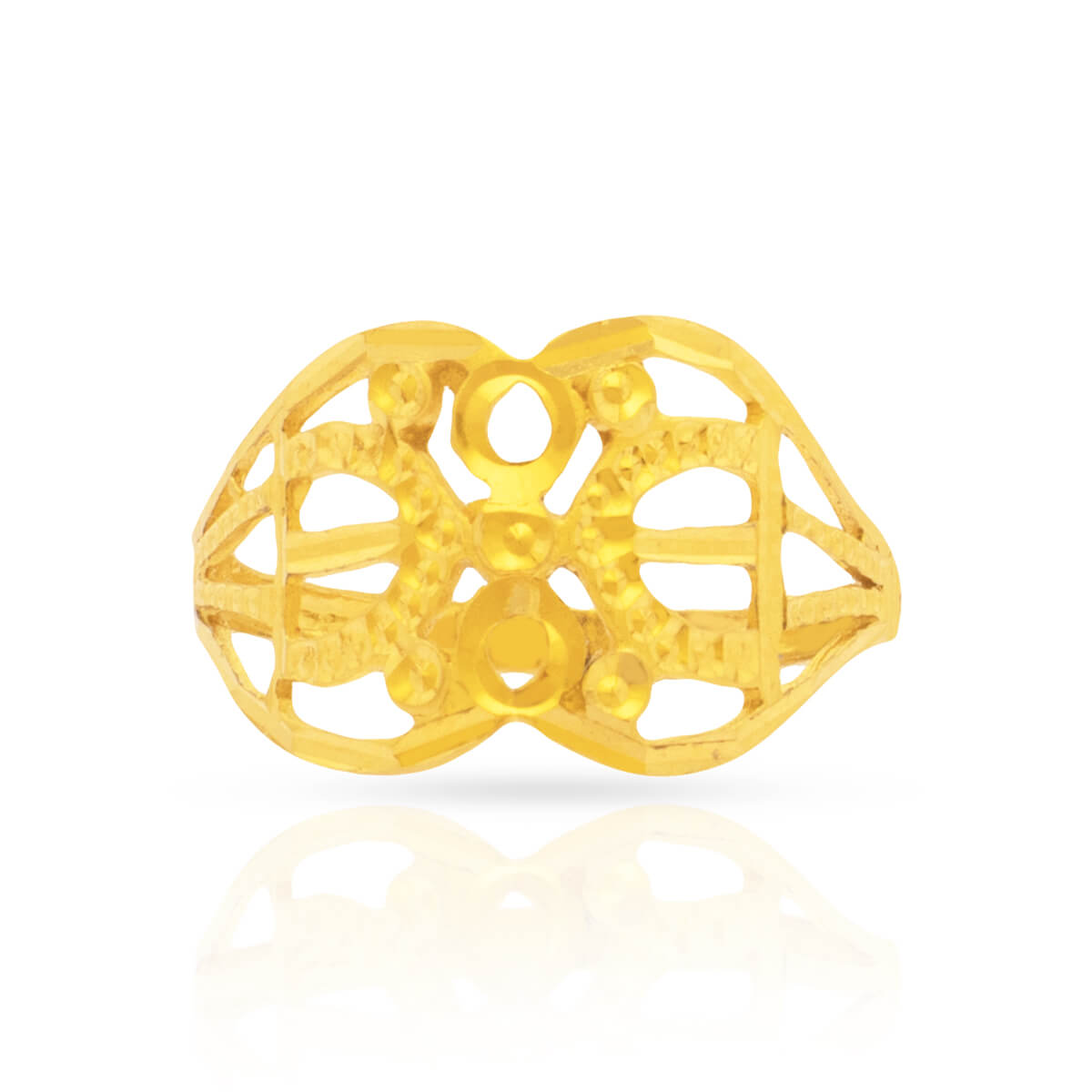 Delightful Glow Gold Women Ring