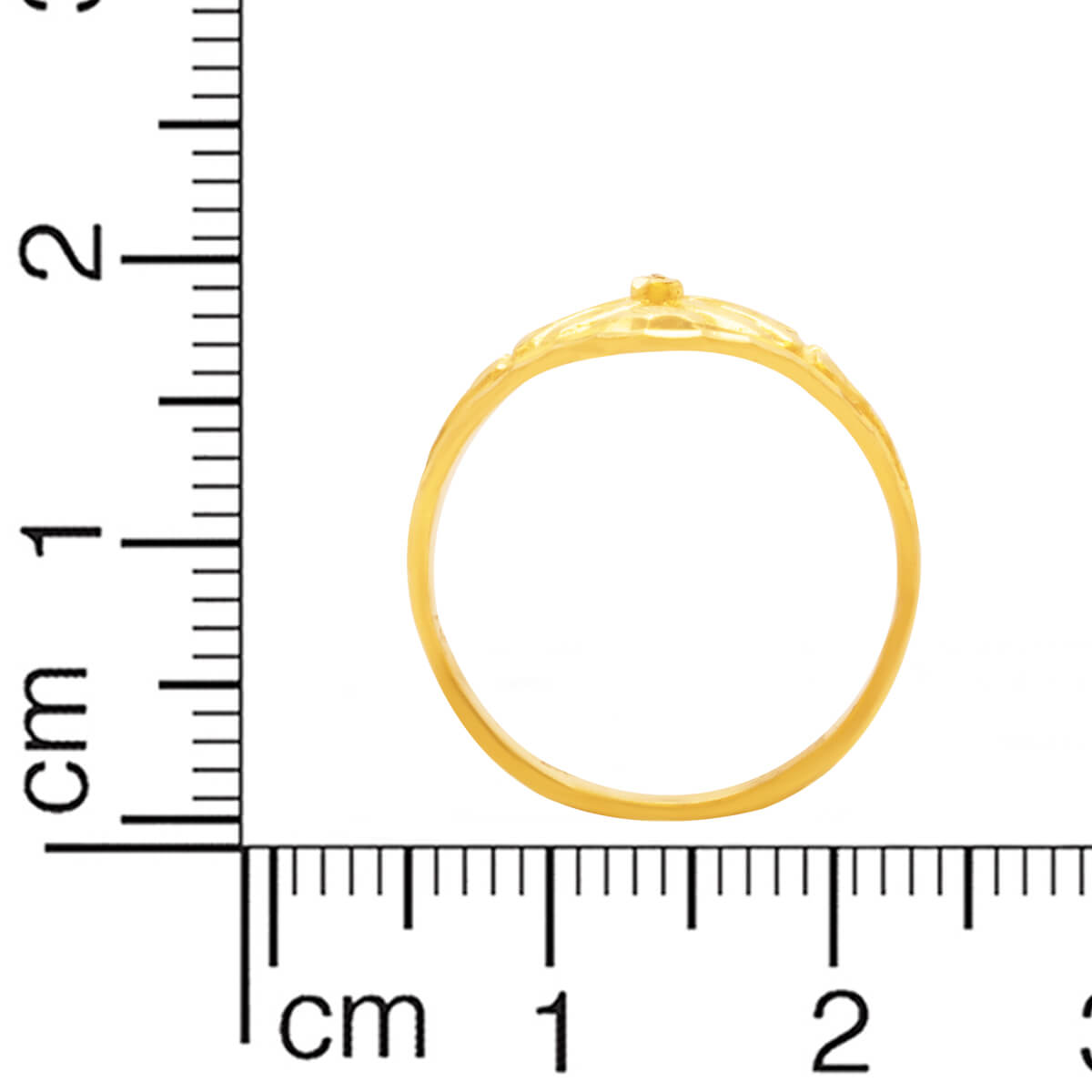 Exclusive Floral Motif Gold Women Ring