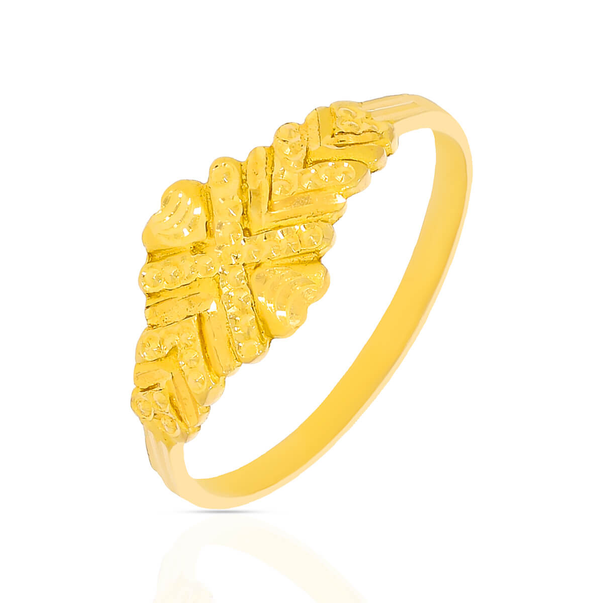 Modern Elegance Gold Women Ring