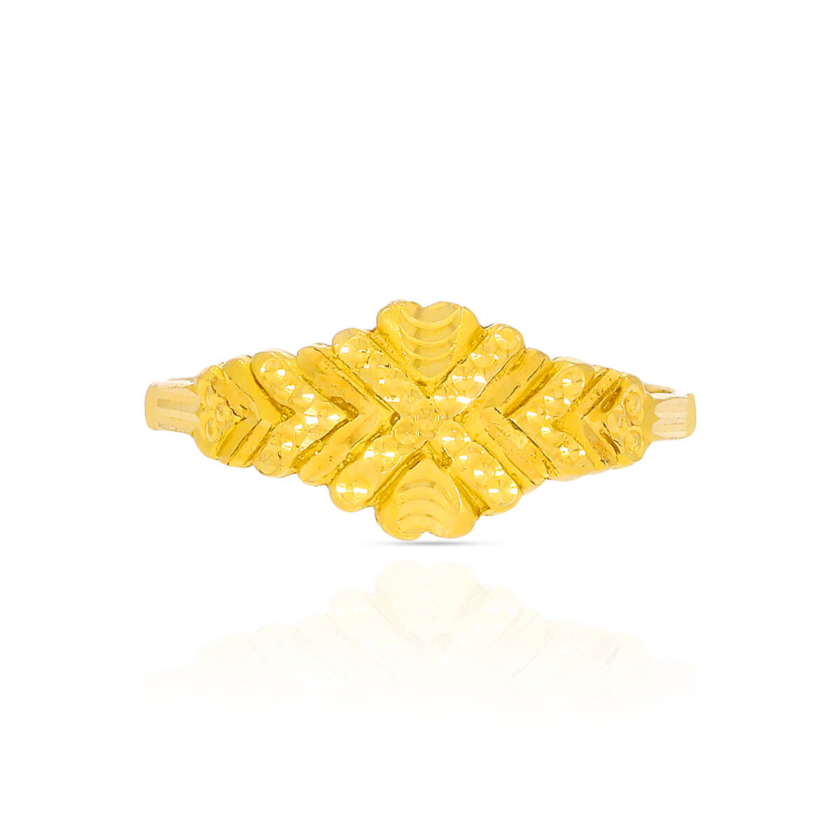 Modern Elegance Gold Women Ring
