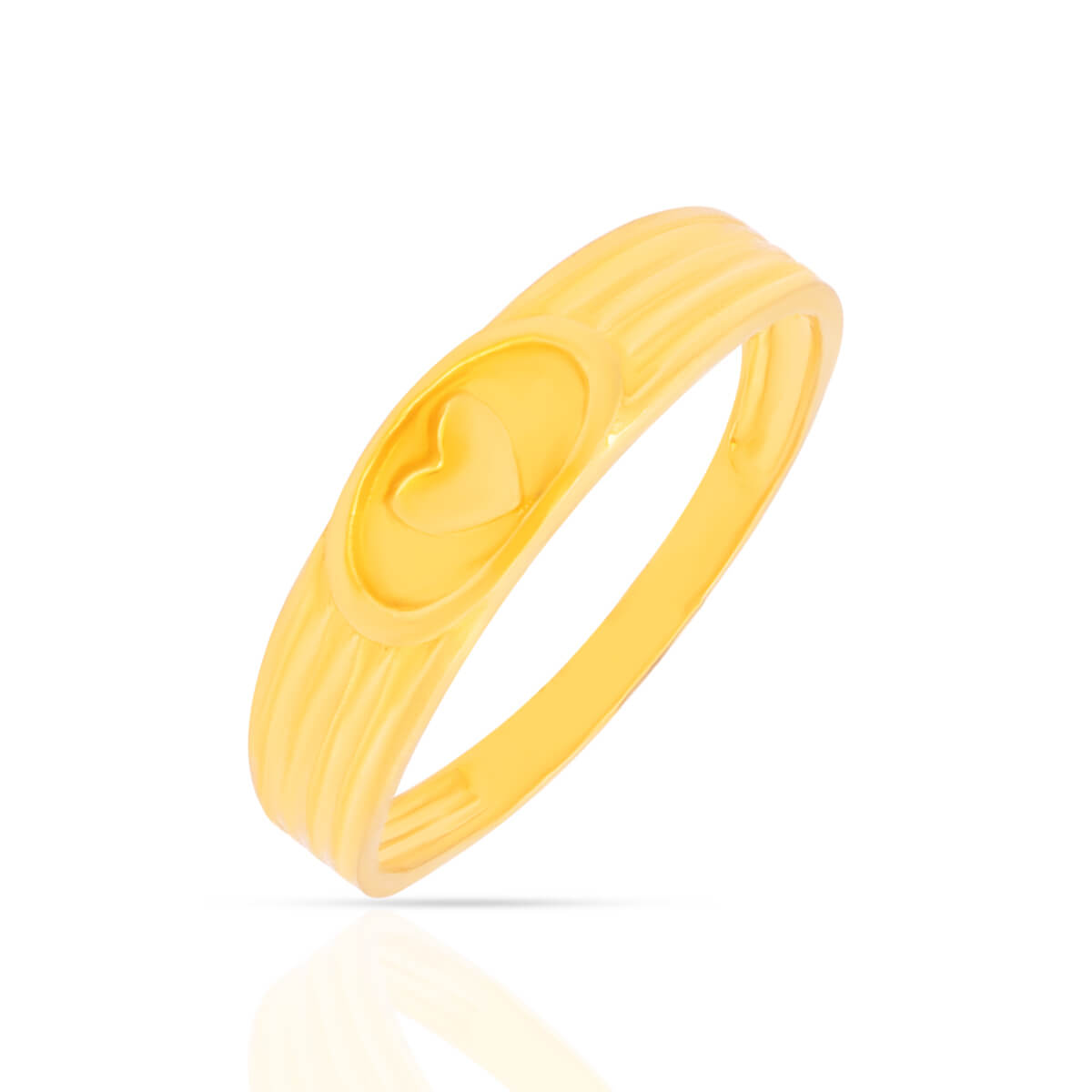 Refined Simplicity Gold Ring for Women