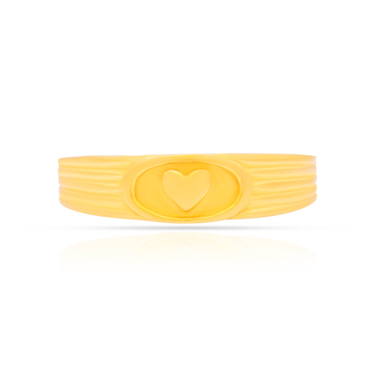 Refined Simplicity Gold Ring for Women