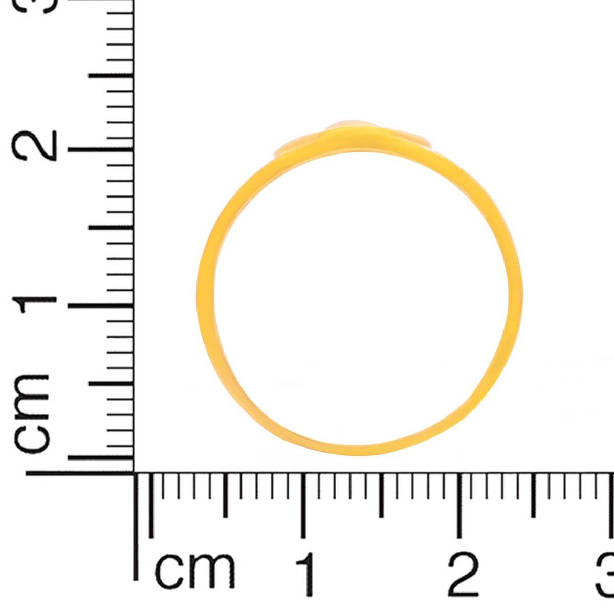 Refined Simplicity Gold Ring for Women
