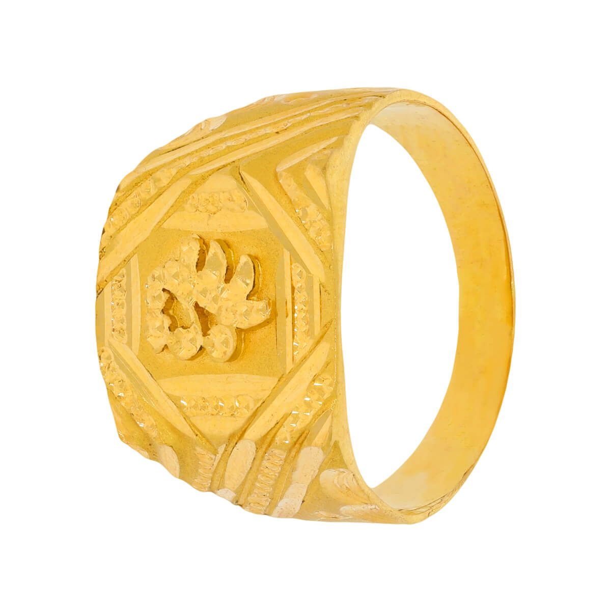 22K Golden Valor Men Ring