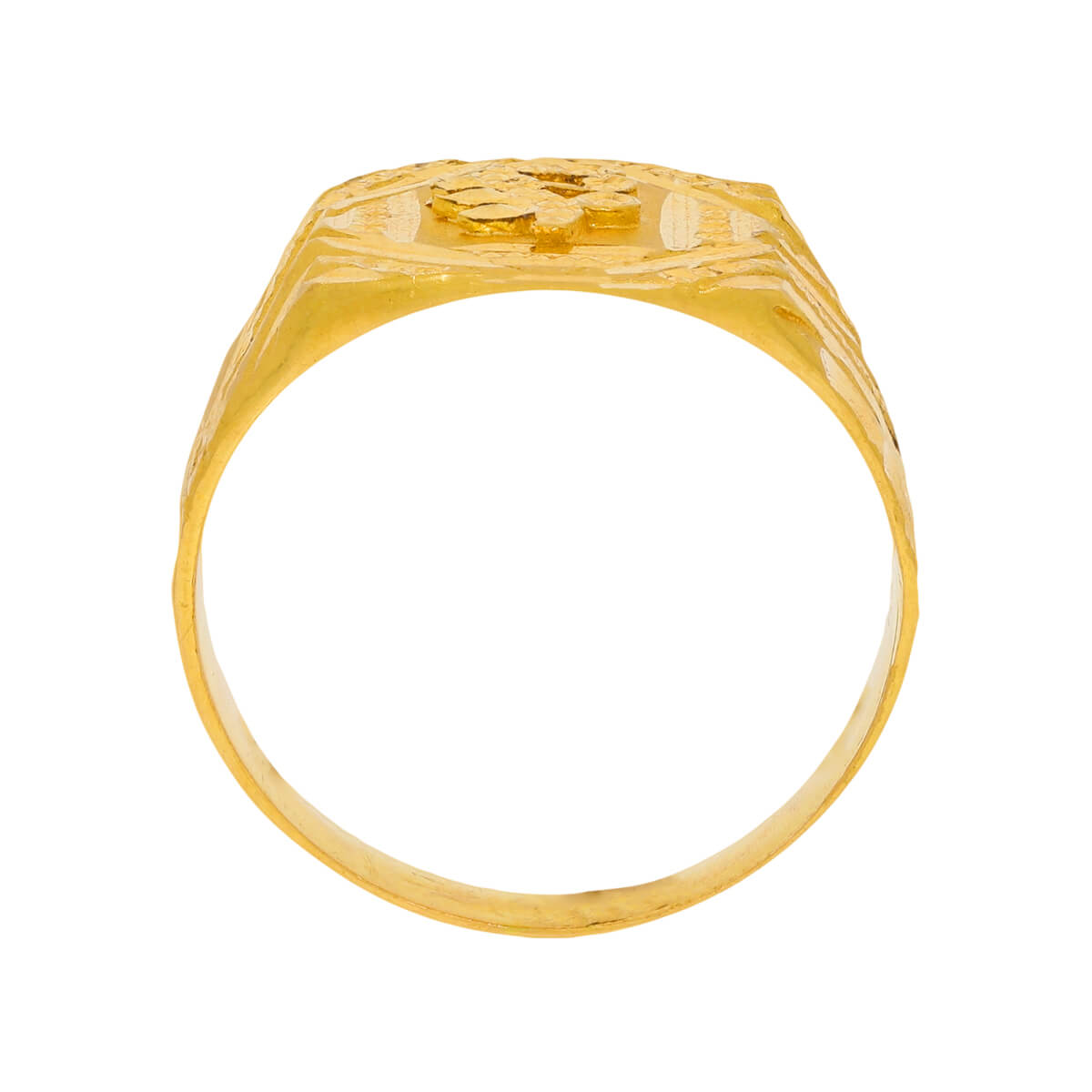 22K Golden Valor Men Ring