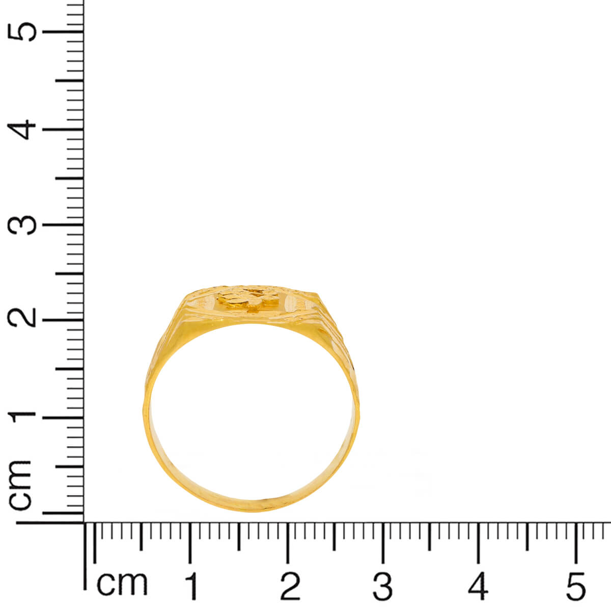 22K Golden Valor Men Ring