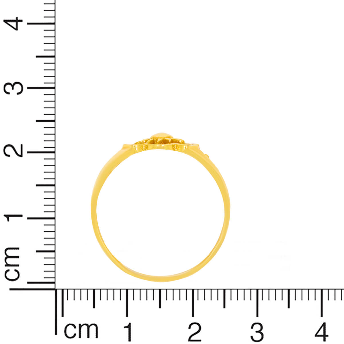 22K Golden Sunbeam Radiance Men Ring