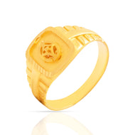Gold Enigmatic Ring for Men 22K