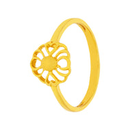 Flora Charm Gold Ring
