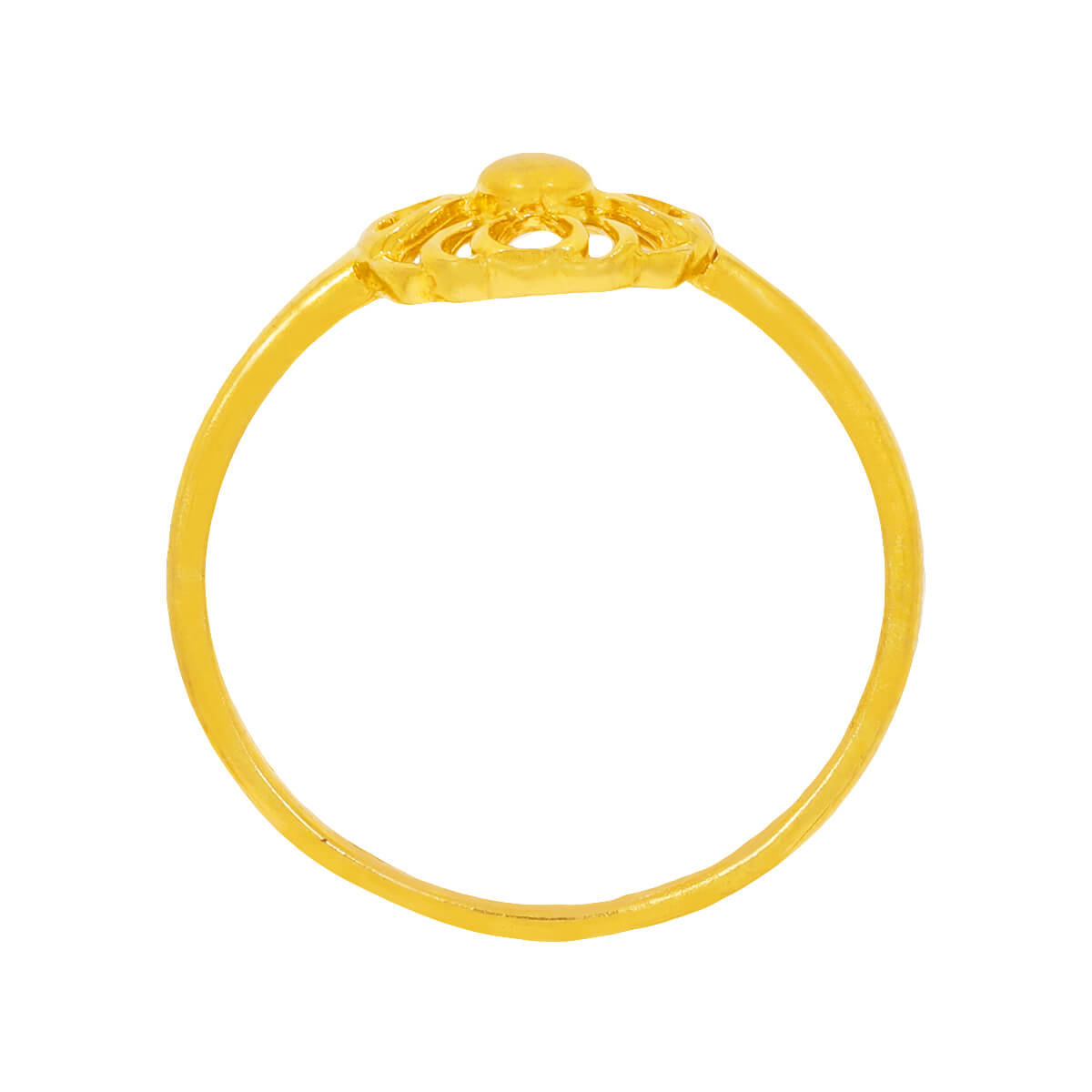 Flora Charm Gold Ring