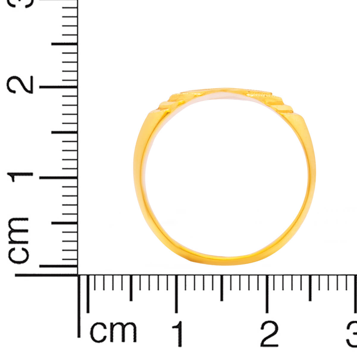 Bold Machismo Gold Ring for Men 22K