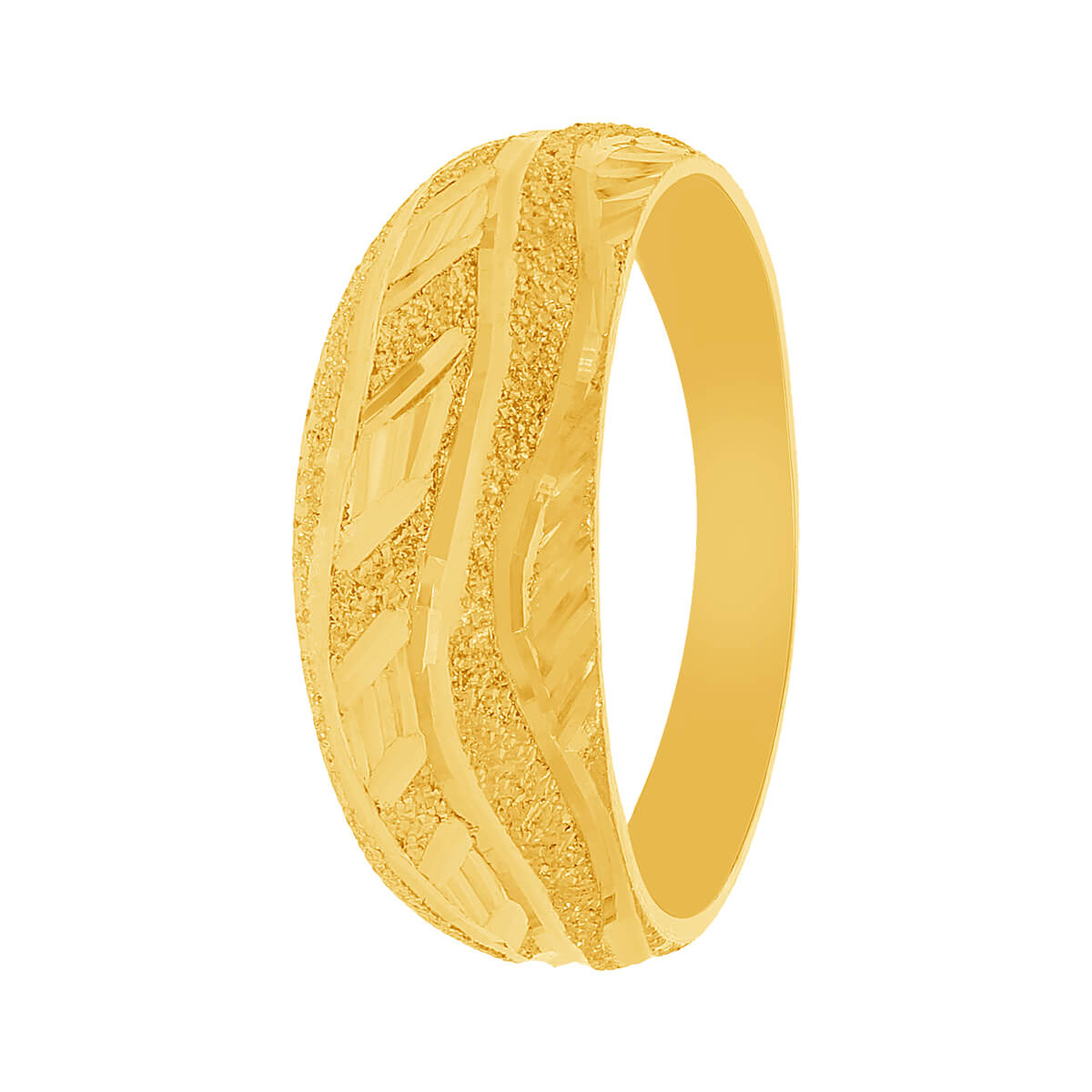 Bold Vibrant Gold Women Ring
