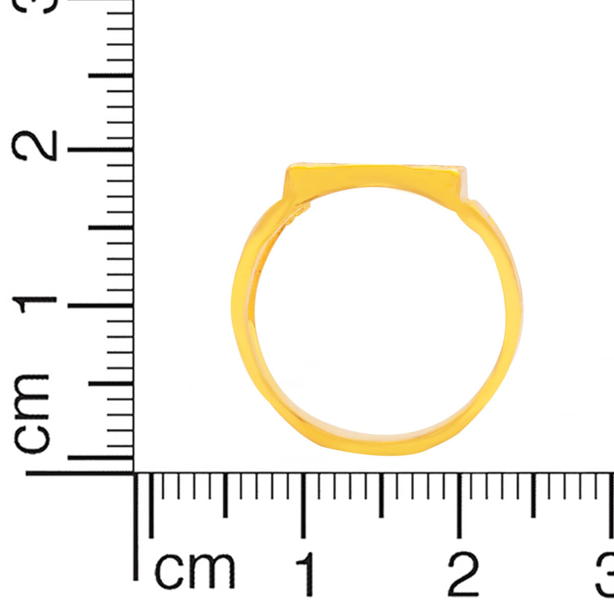 Rugged Matte 22K Gold Men Ring