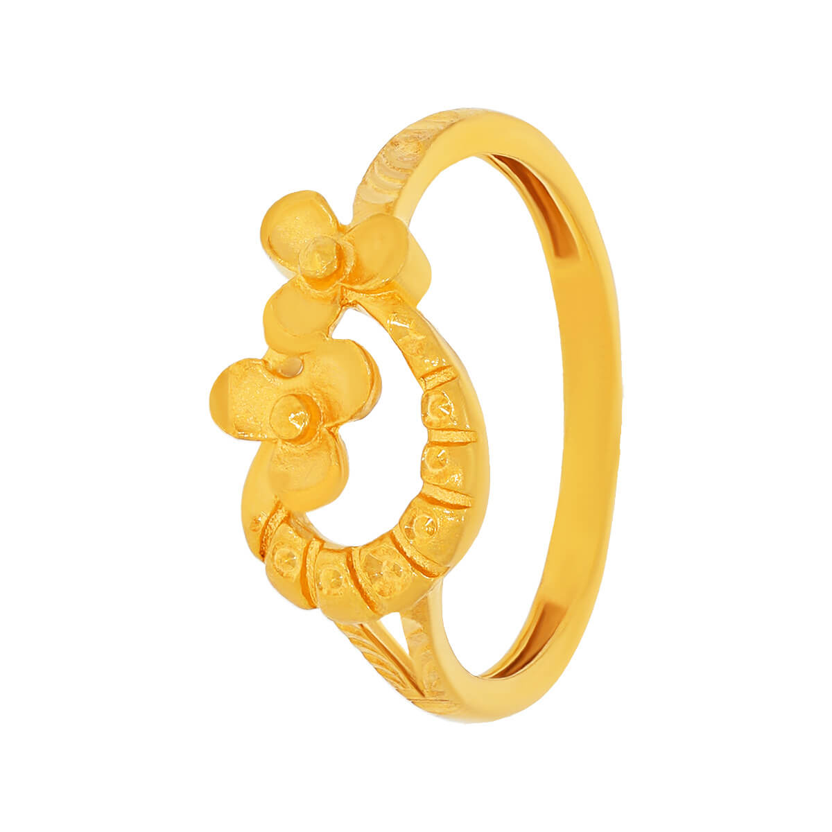 Charming Clover Gold Women Ring